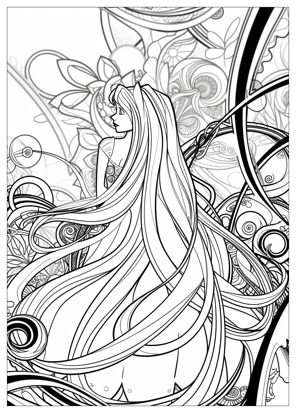 Tangled Coloring Pages-1