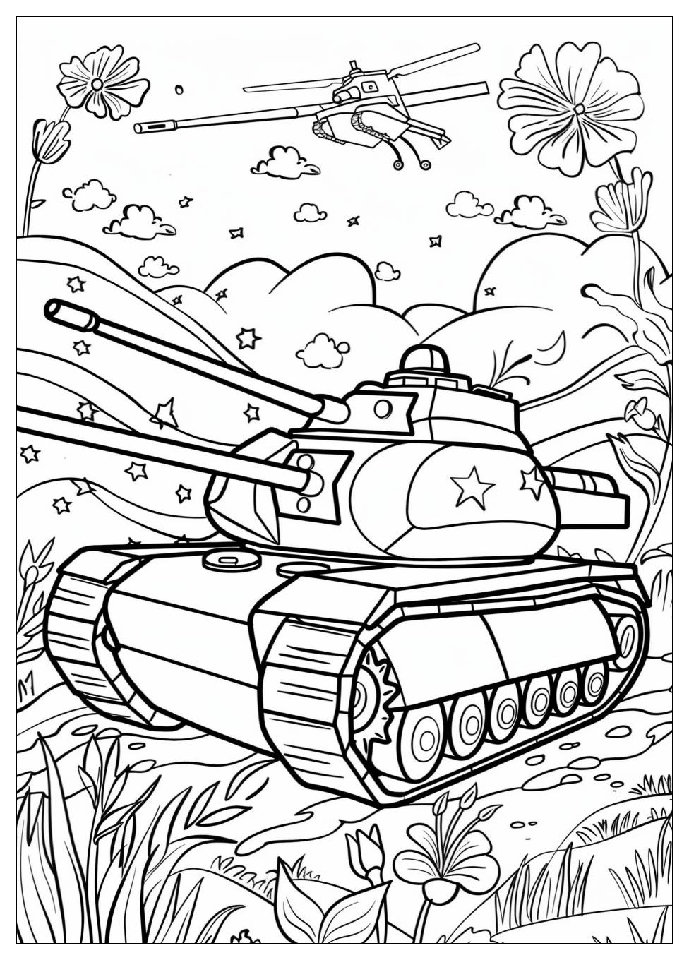 Tank Coloring Pages-1