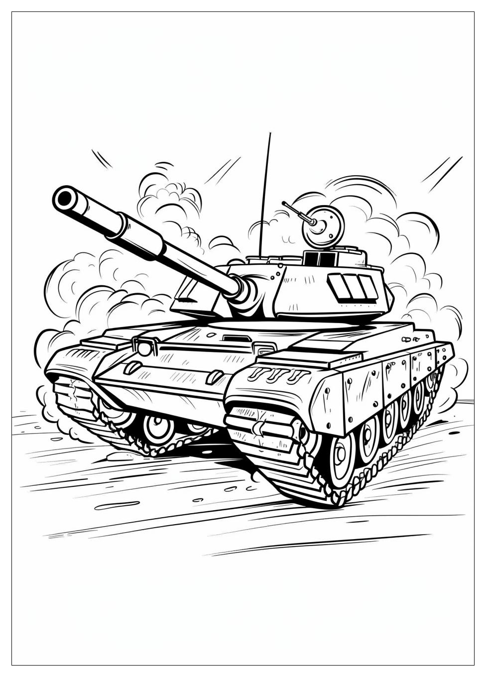 Tank Coloring Pages-10