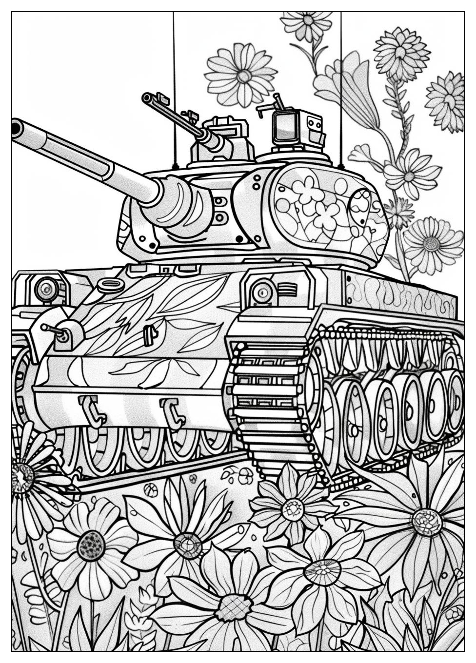 Tank Coloring Pages-16