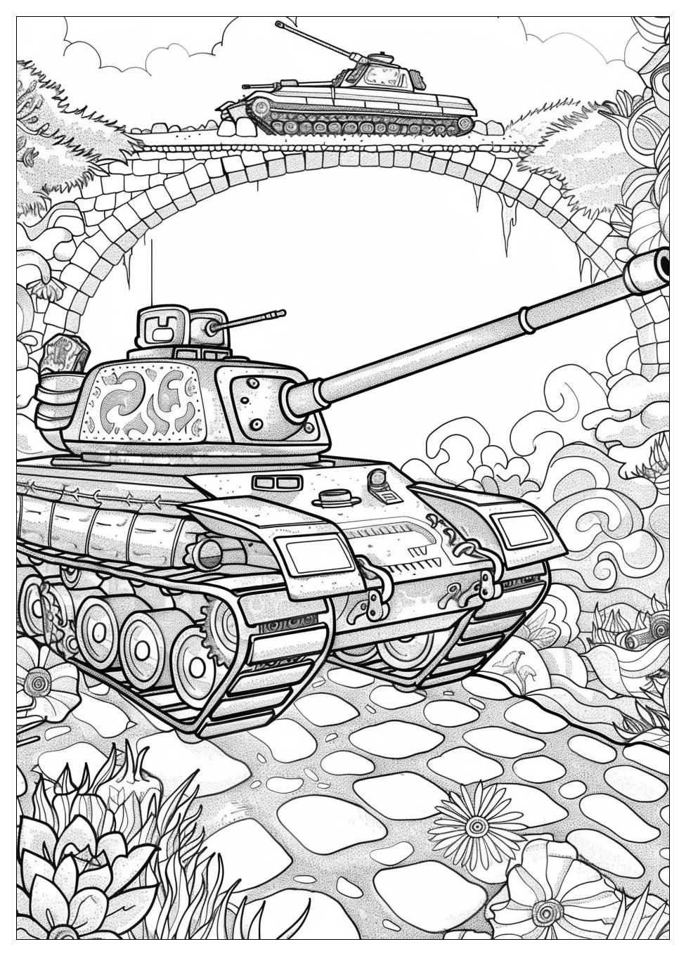 Tank Coloring Pages-17