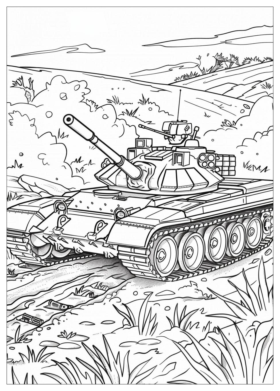 Tank Coloring Pages-18