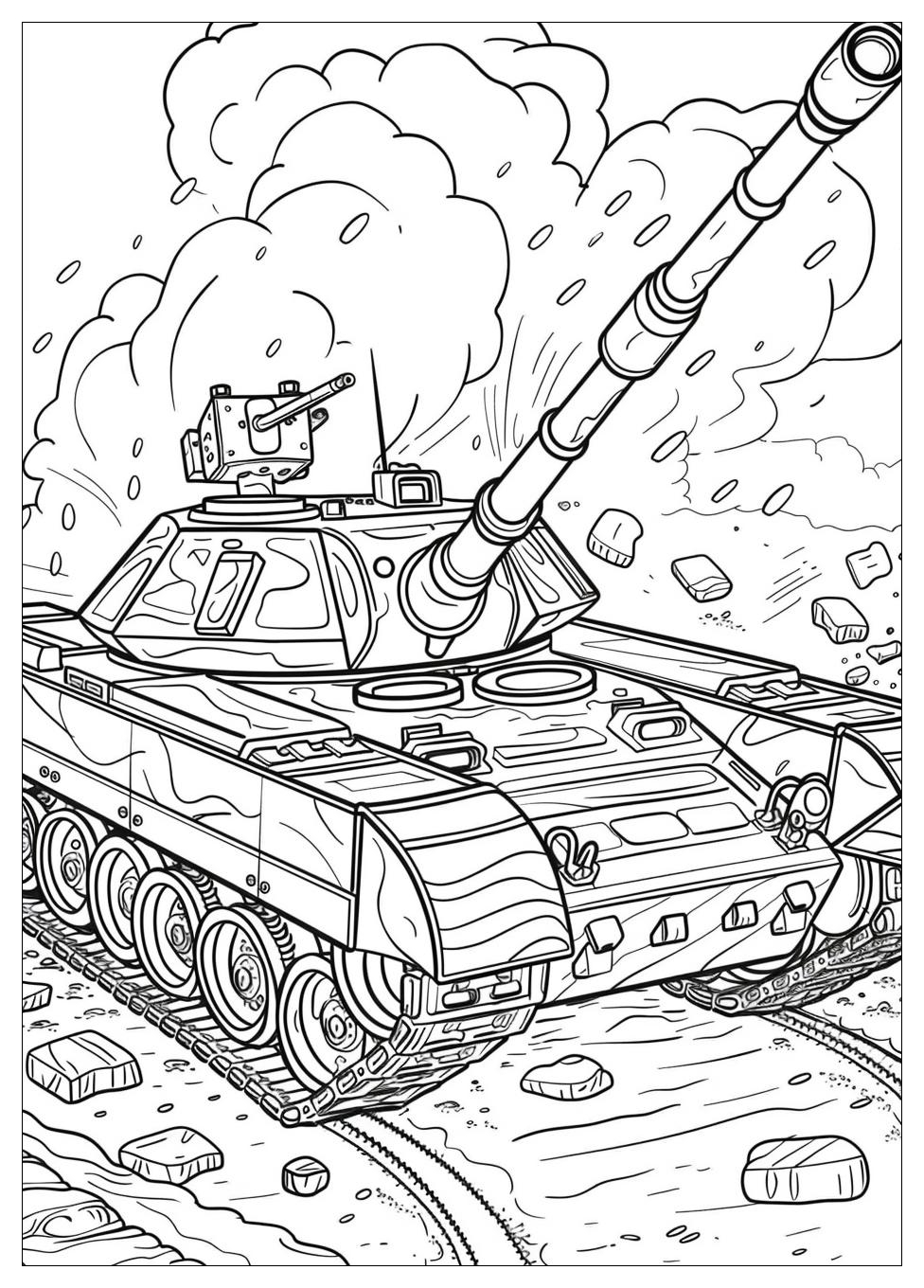 Tank Coloring Pages-19