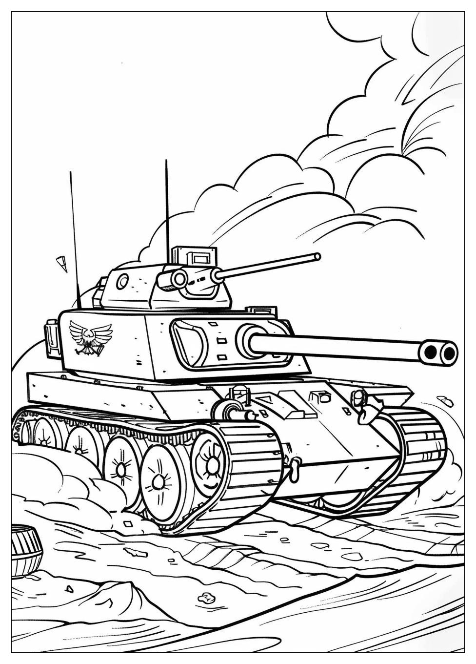 Tank Coloring Pages-2