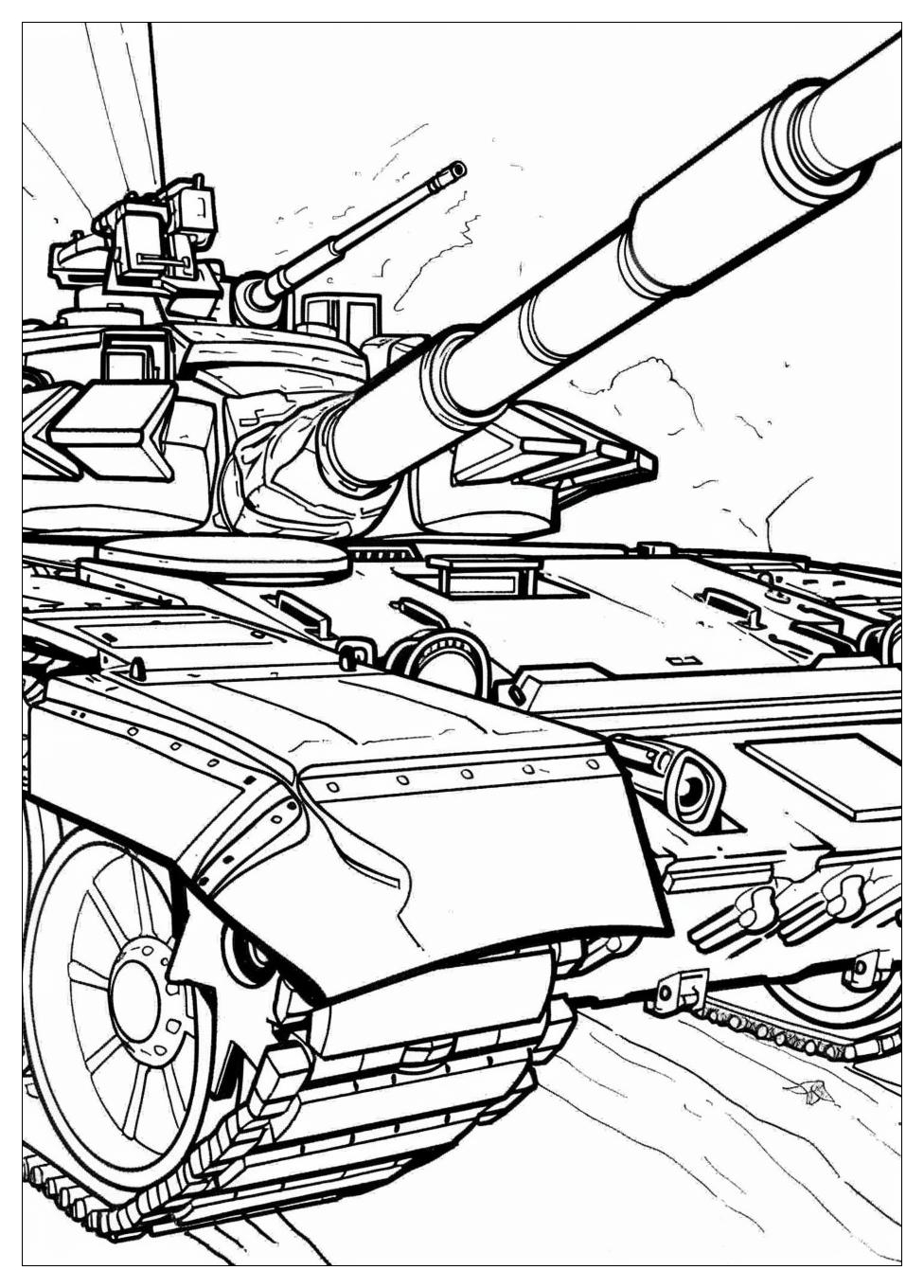 Tank Coloring Pages-20