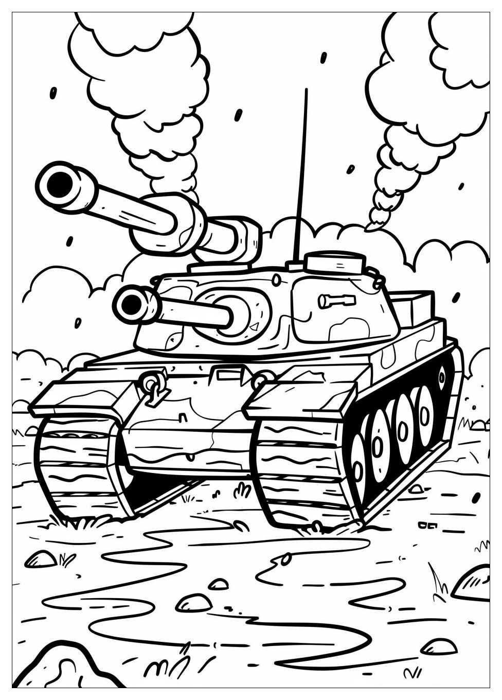 Tank Coloring Pages-3