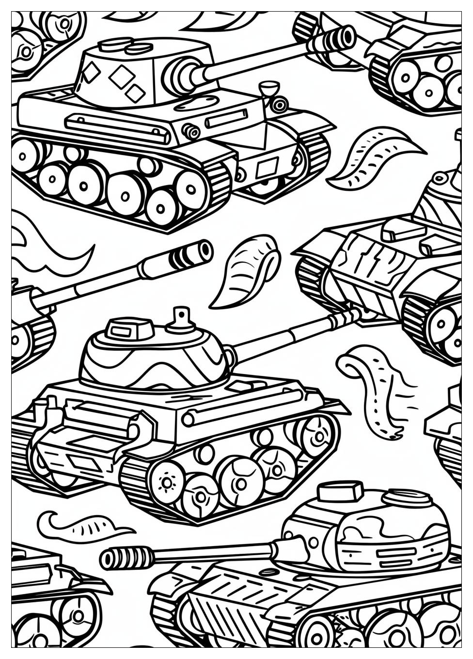 Tank Coloring Pages-4