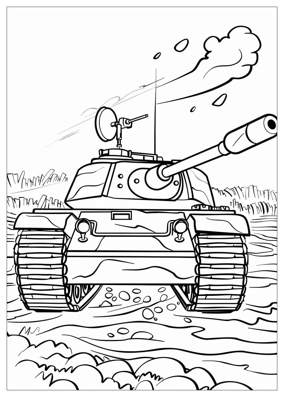 Tank Coloring Pages-5