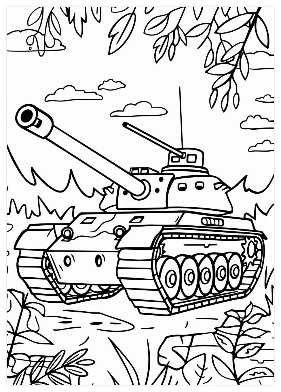 Tank Coloring Pages-7