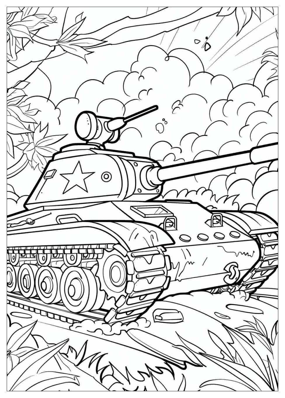 Tank Coloring Pages-8