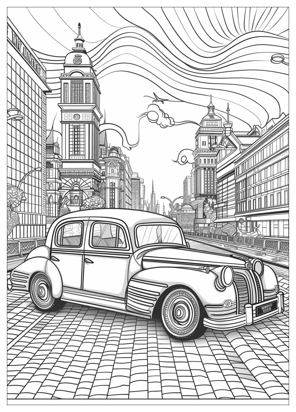 Taxi Coloring Pages-17