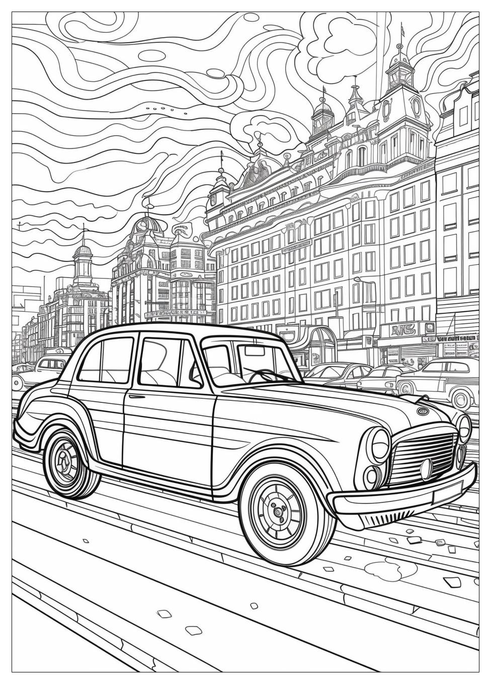 Taxi Coloring Pages-18