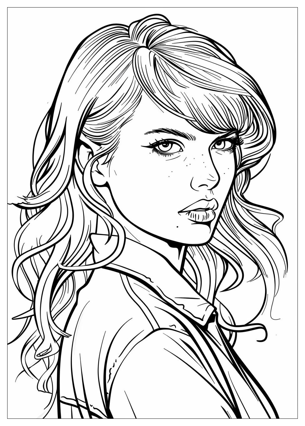 Taylor Swift Coloring Pages-1