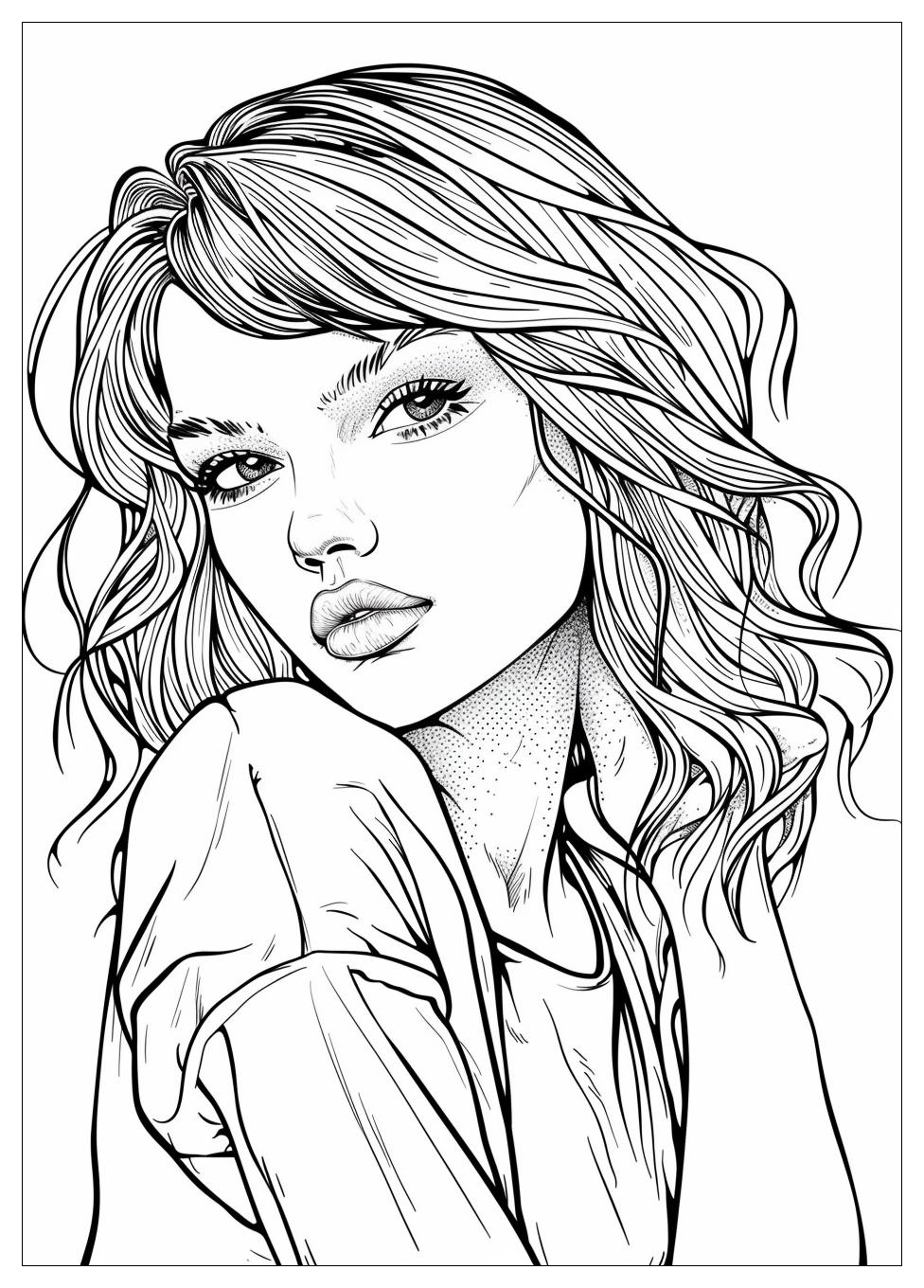 Taylor Swift Coloring Pages-15