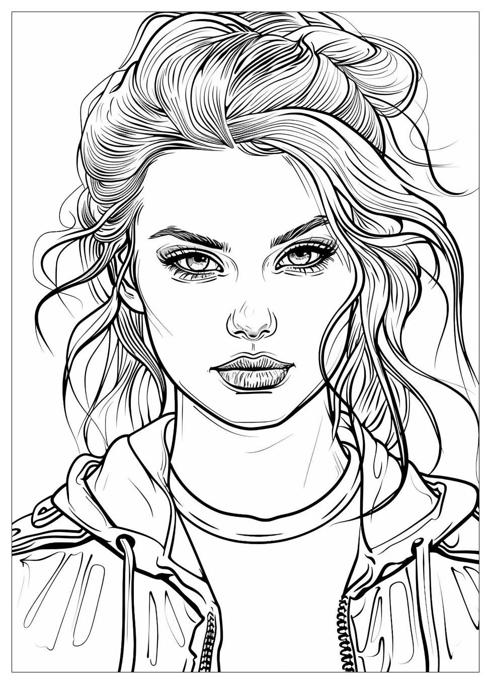 Taylor Swift Coloring Pages-2