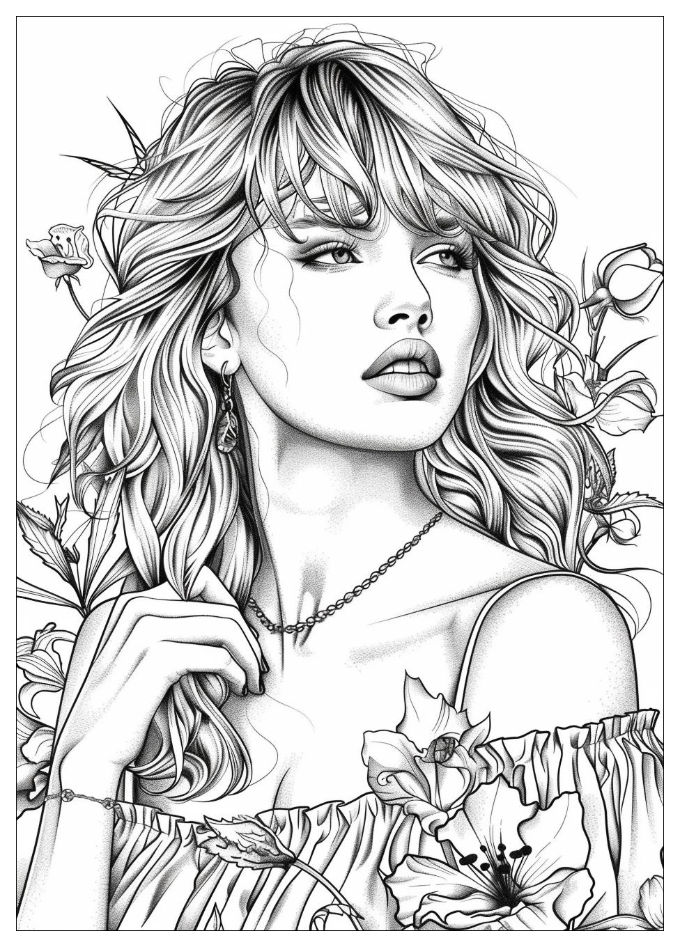 Taylor Swift Coloring Pages-20