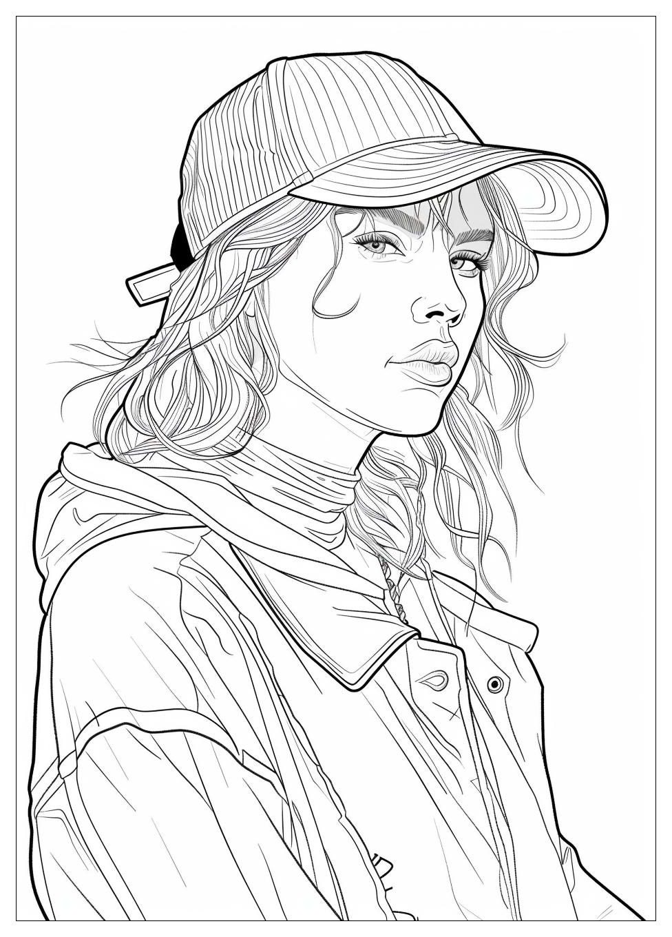 Taylor Swift Coloring Pages-5