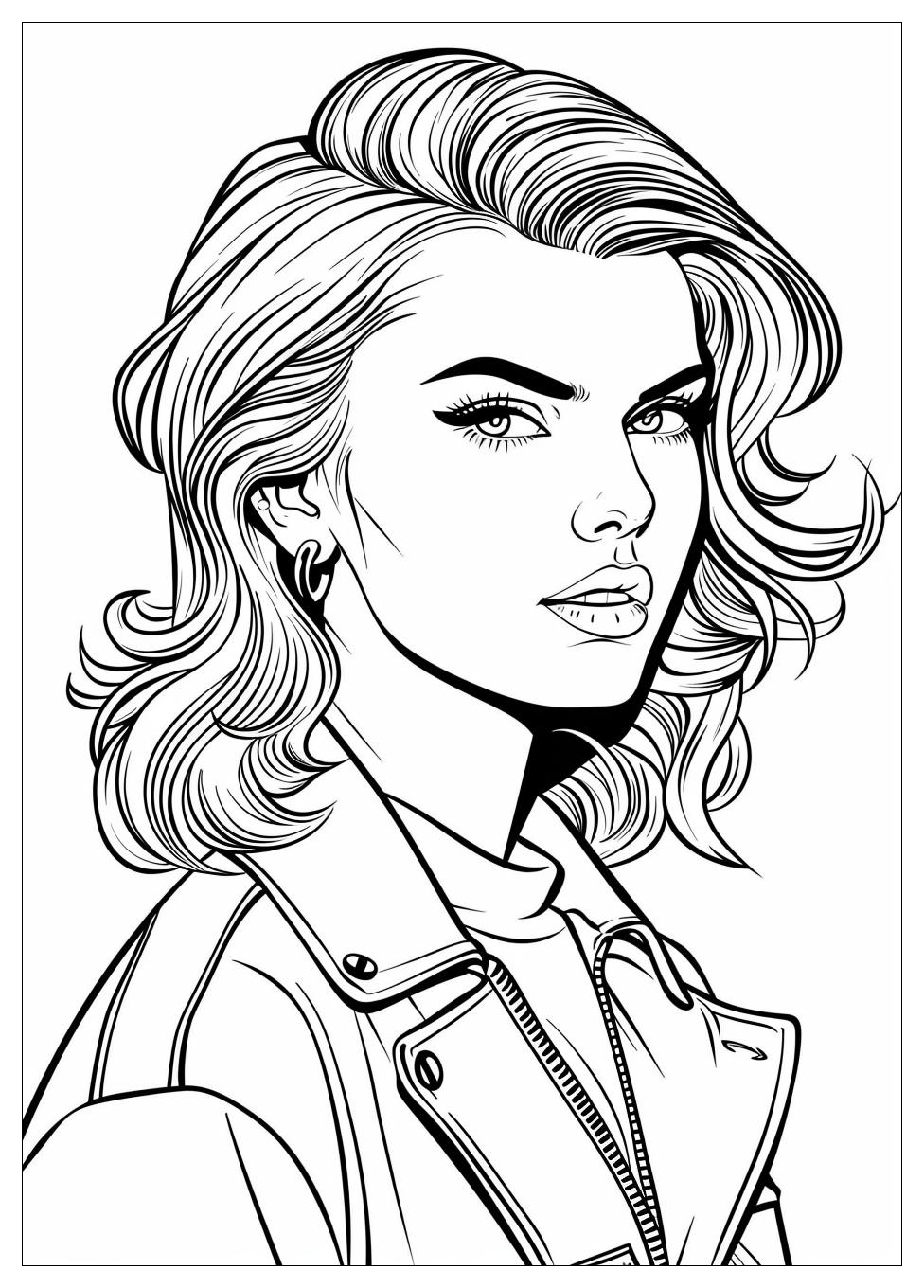 Taylor Swift Coloring Pages-6