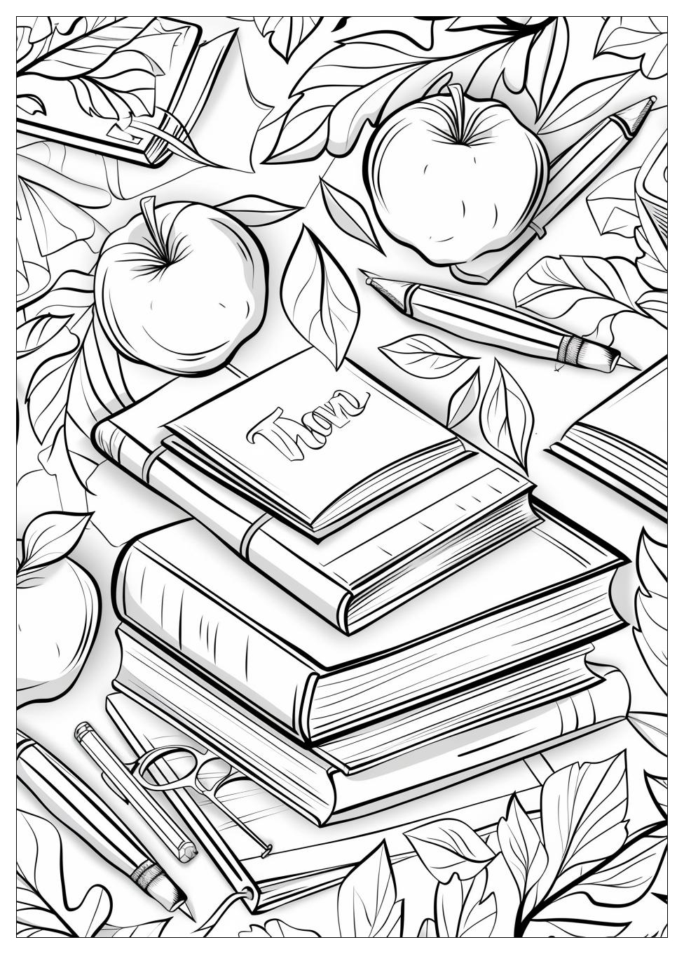 Teacher Appreciation Coloring Pages-5