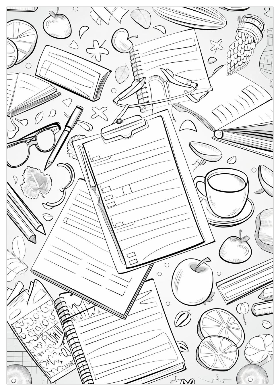 Teacher Appreciation Coloring Pages-9