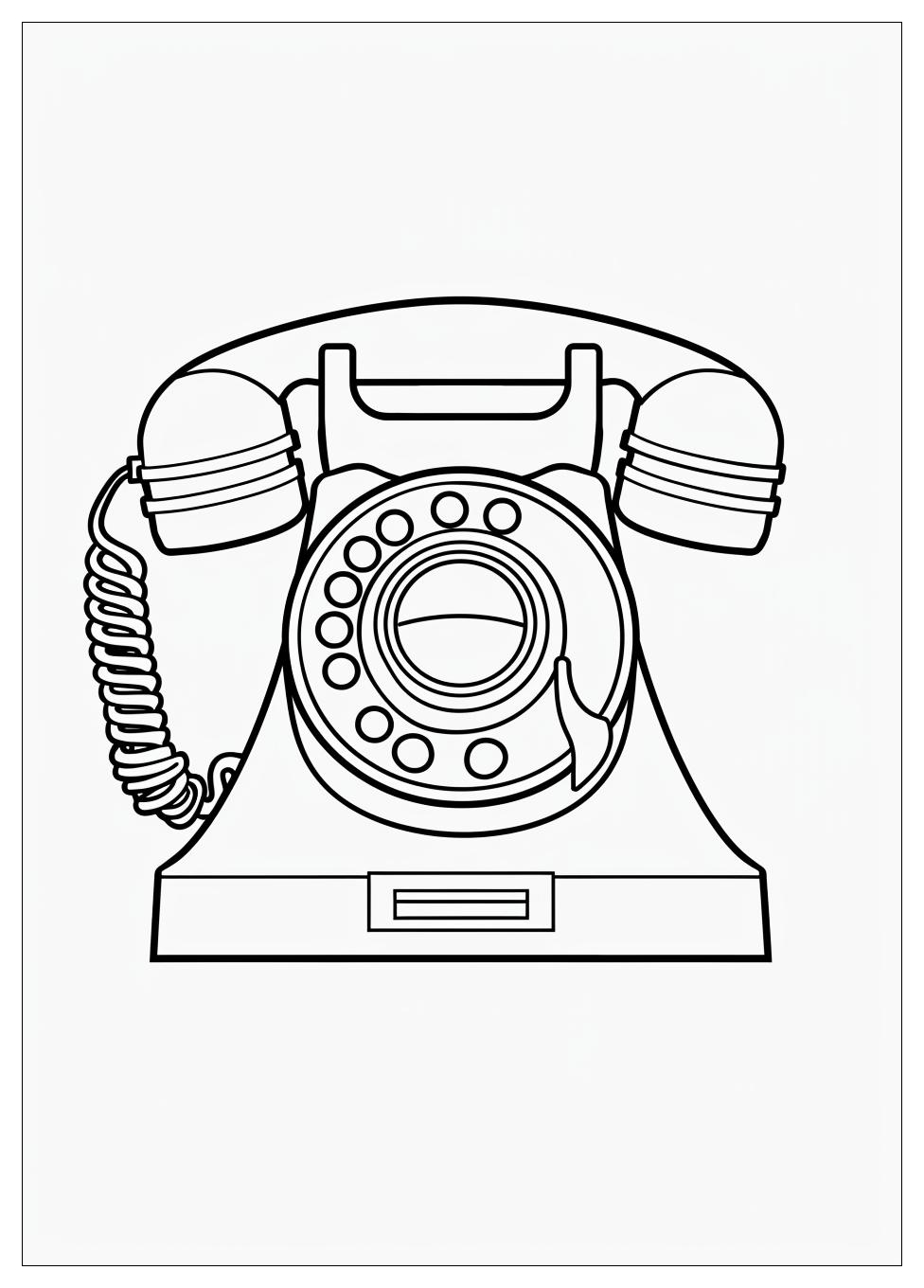 Telephone Coloring Pages-10