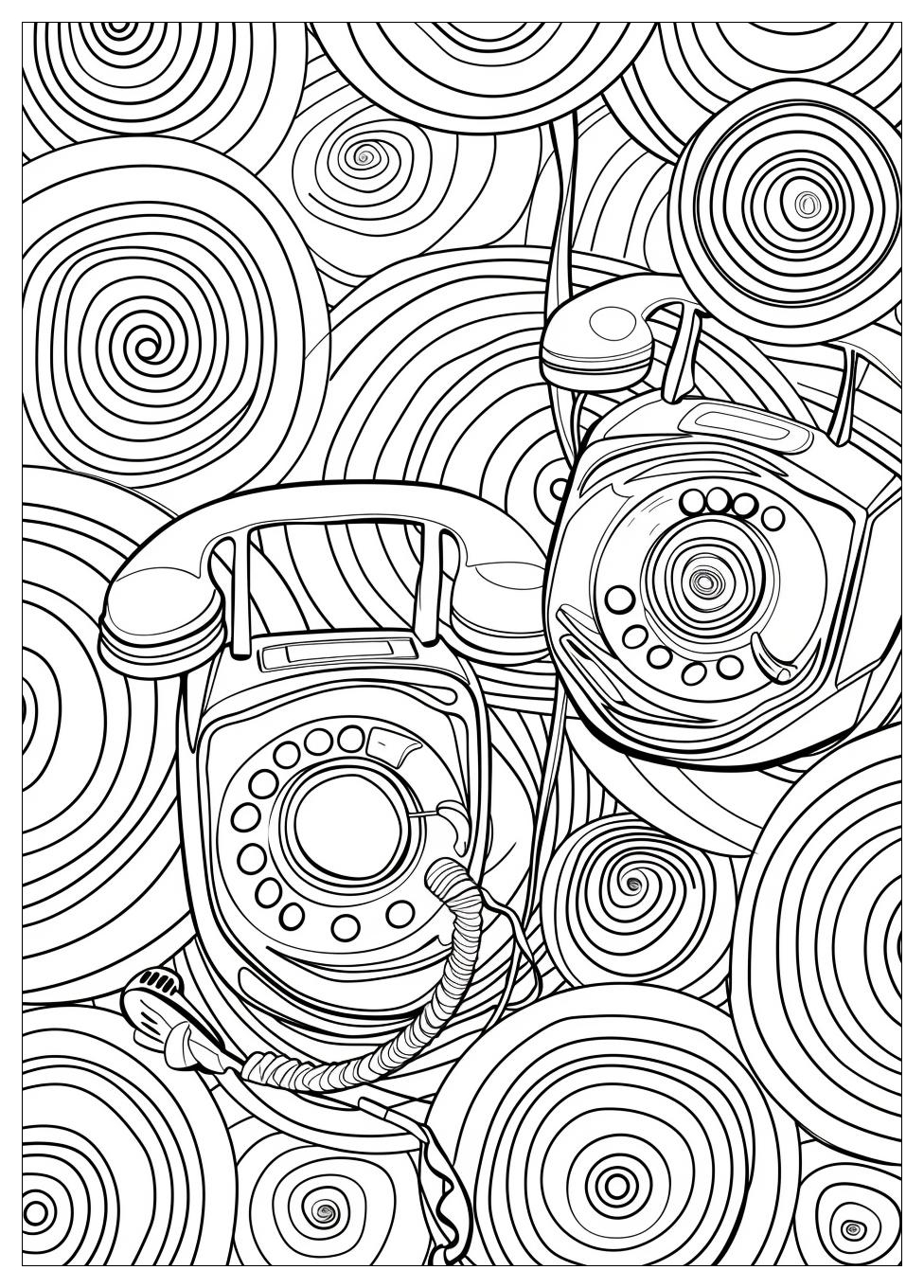 Telephone Coloring Pages-2