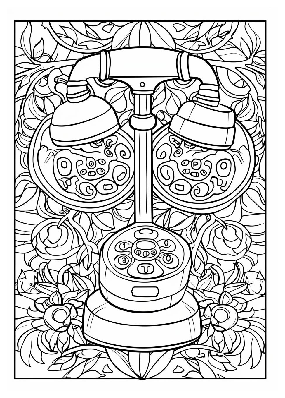 Telephone Coloring Pages-20