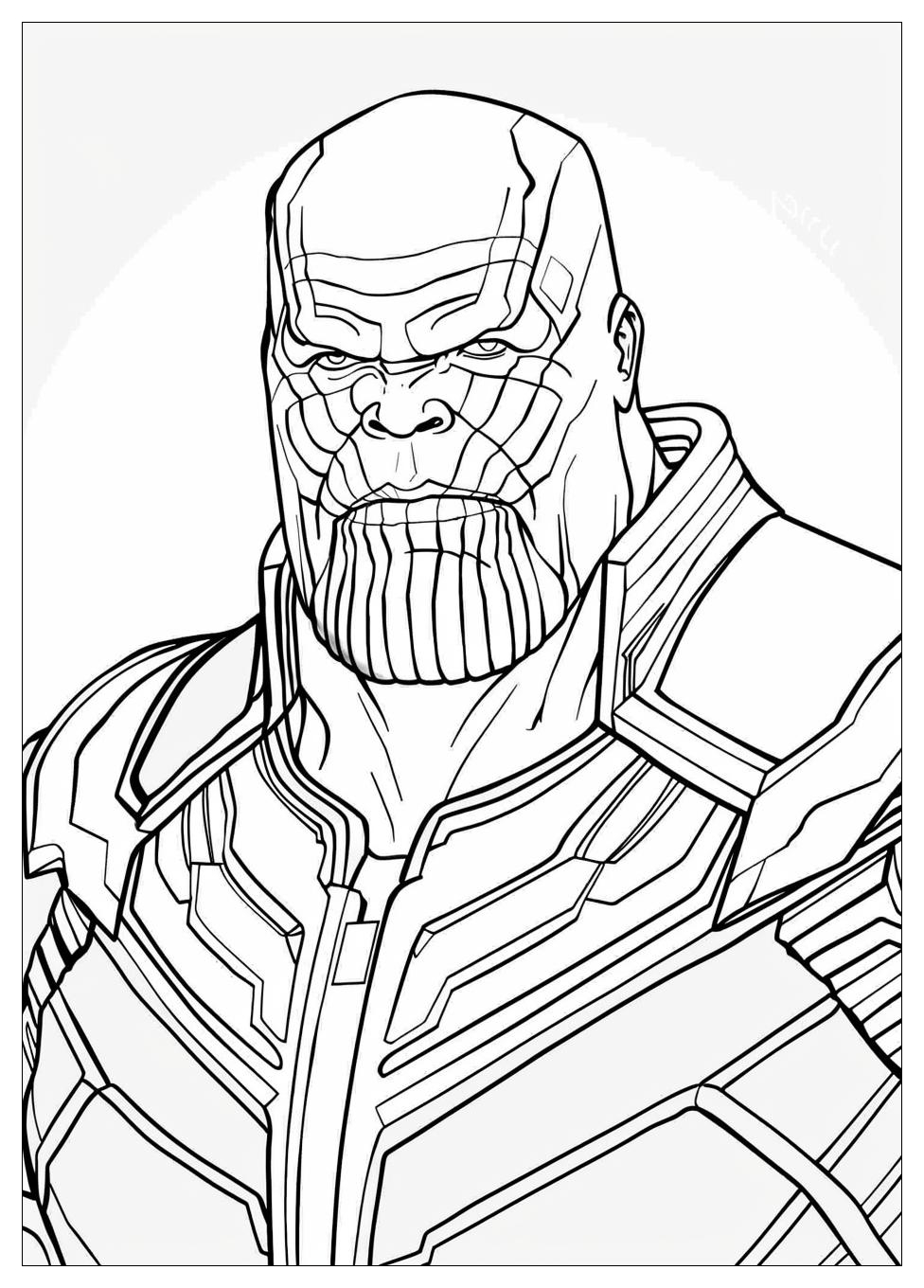 Thanos Coloring Pages-1