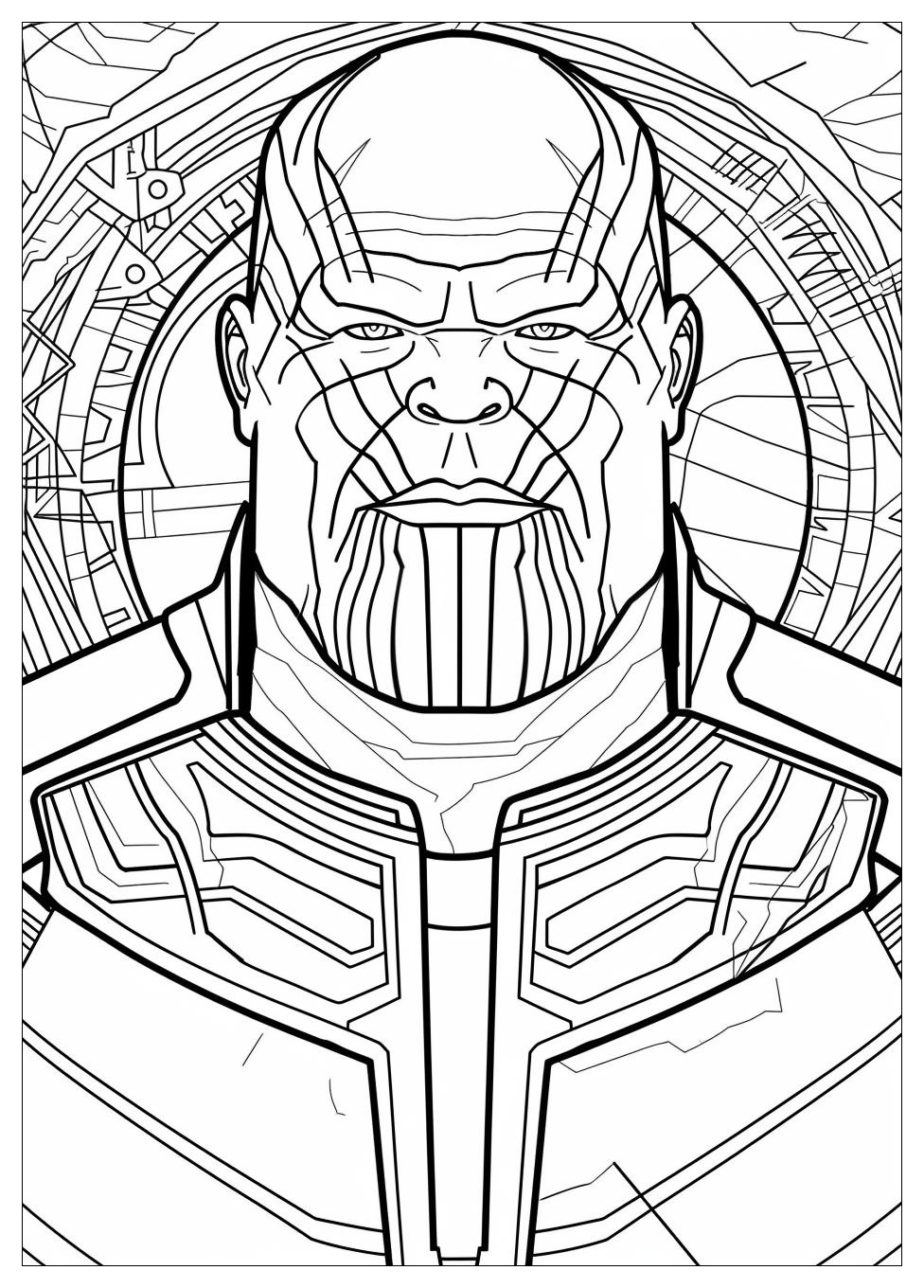 Thanos Coloring Pages-10