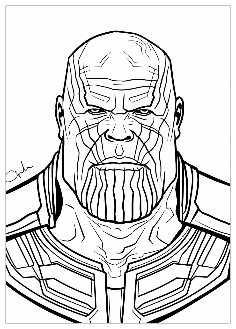 Thanos Coloring Pages-11