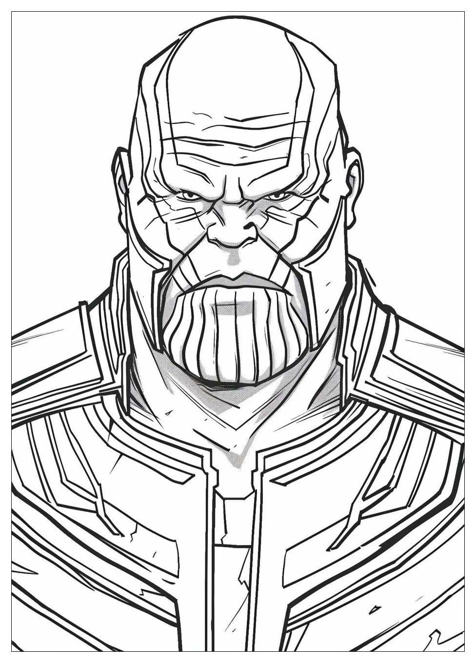 Thanos Coloring Pages-12