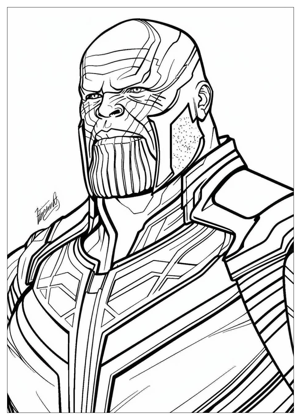 Thanos Coloring Pages-13