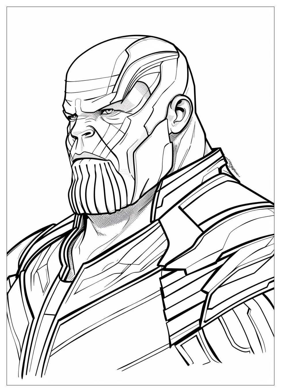 Thanos Coloring Pages-16