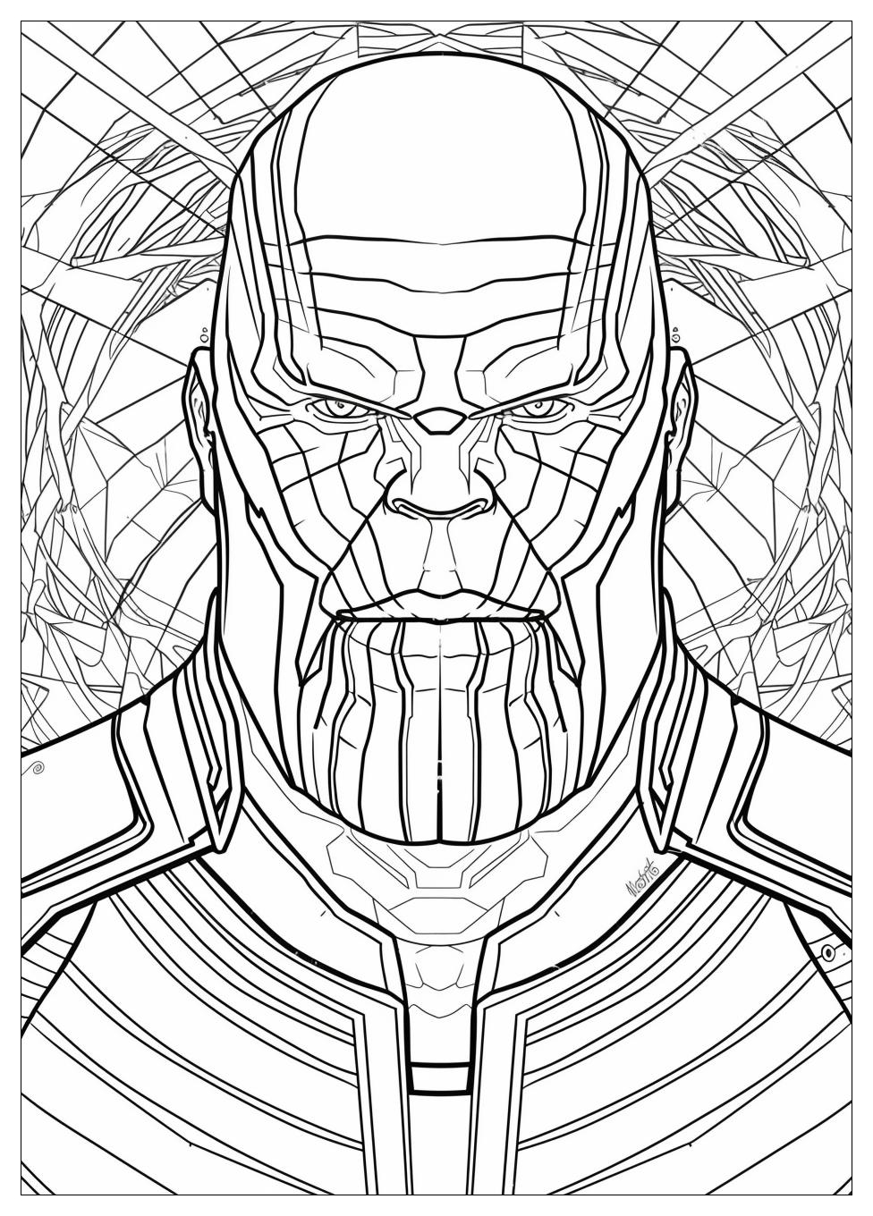 Thanos Coloring Pages-17