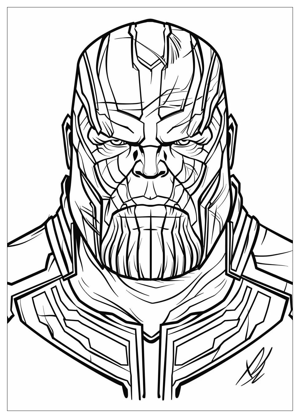 Thanos Coloring Pages-19