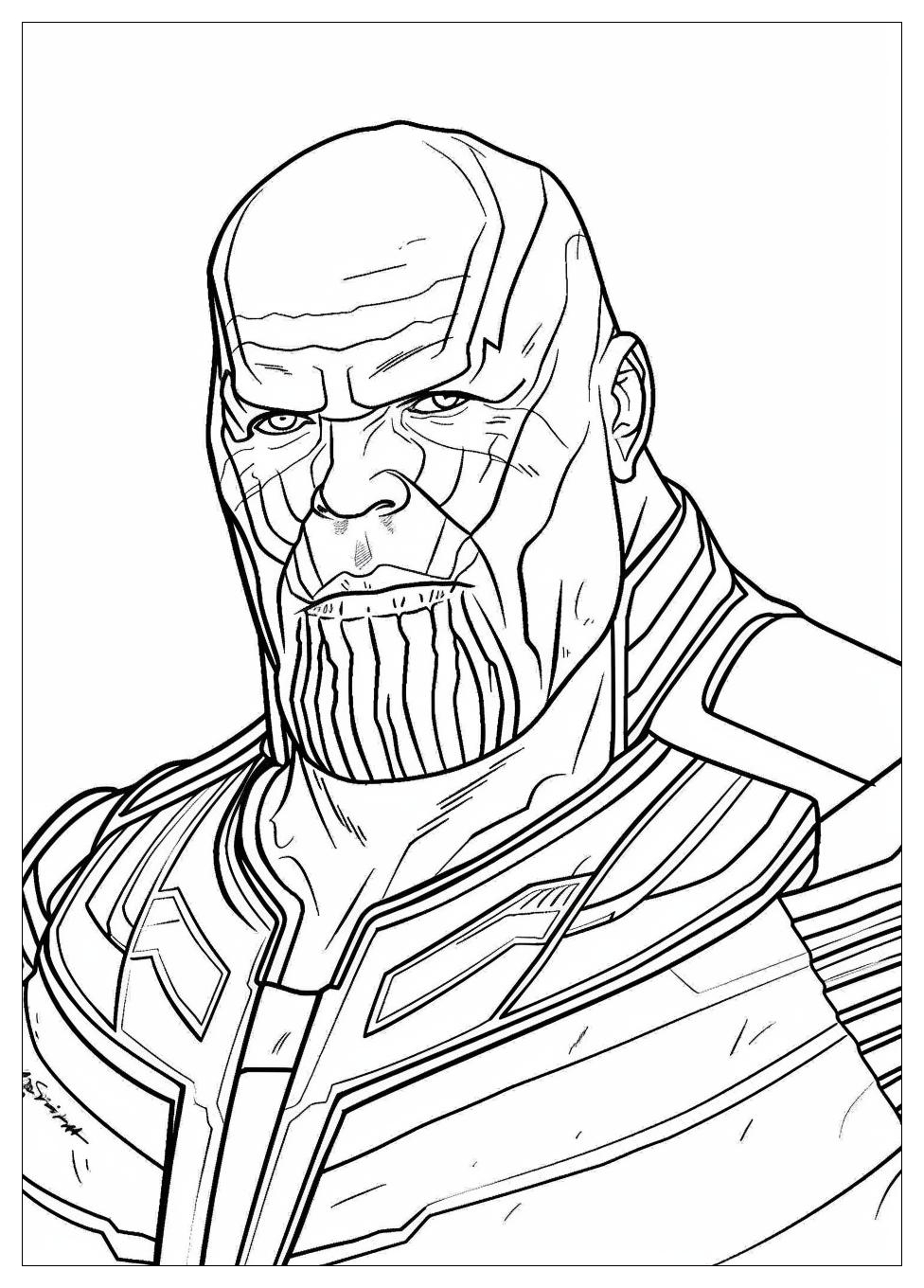 Thanos Coloring Pages-4