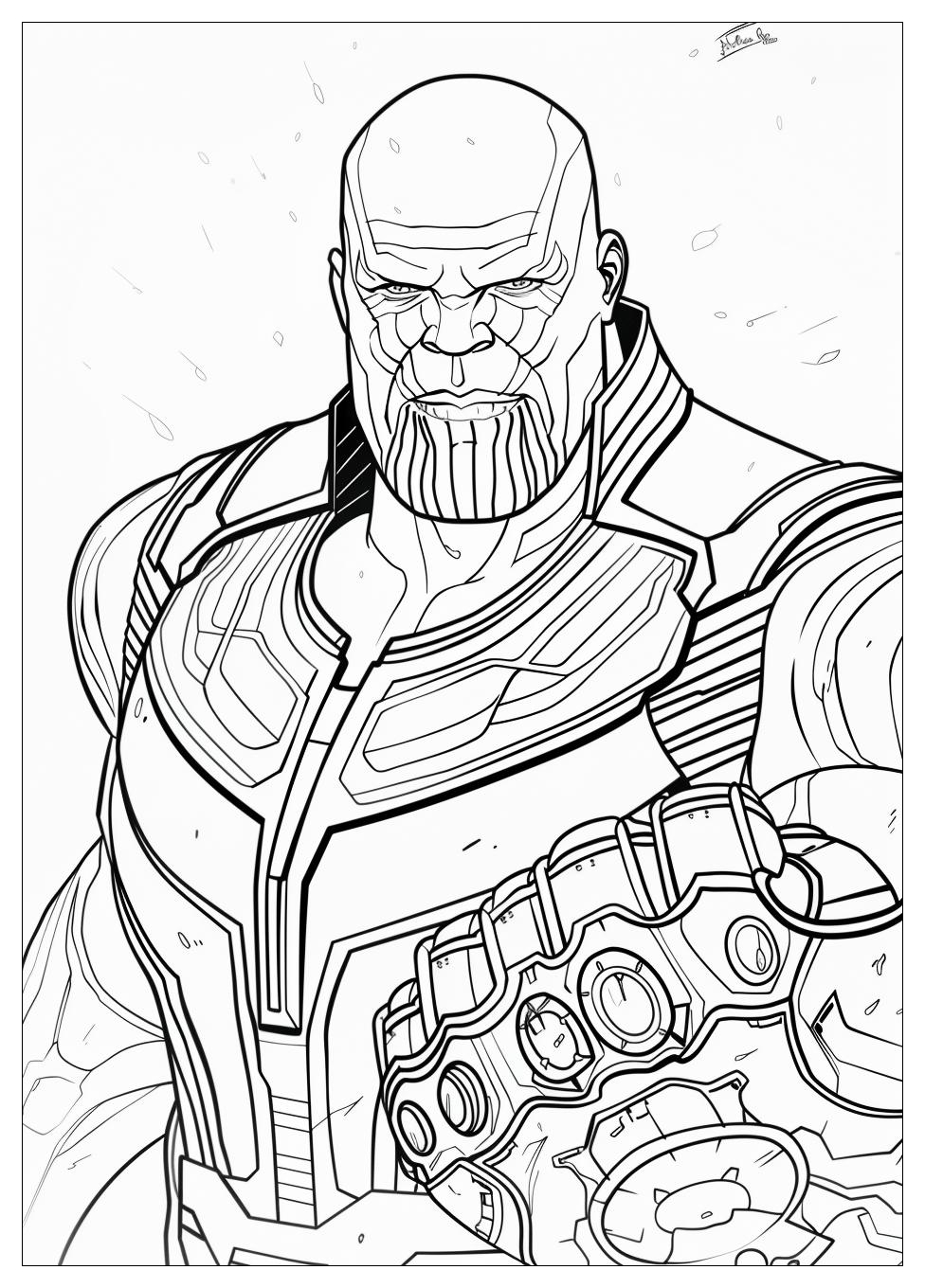 Thanos Coloring Pages-6