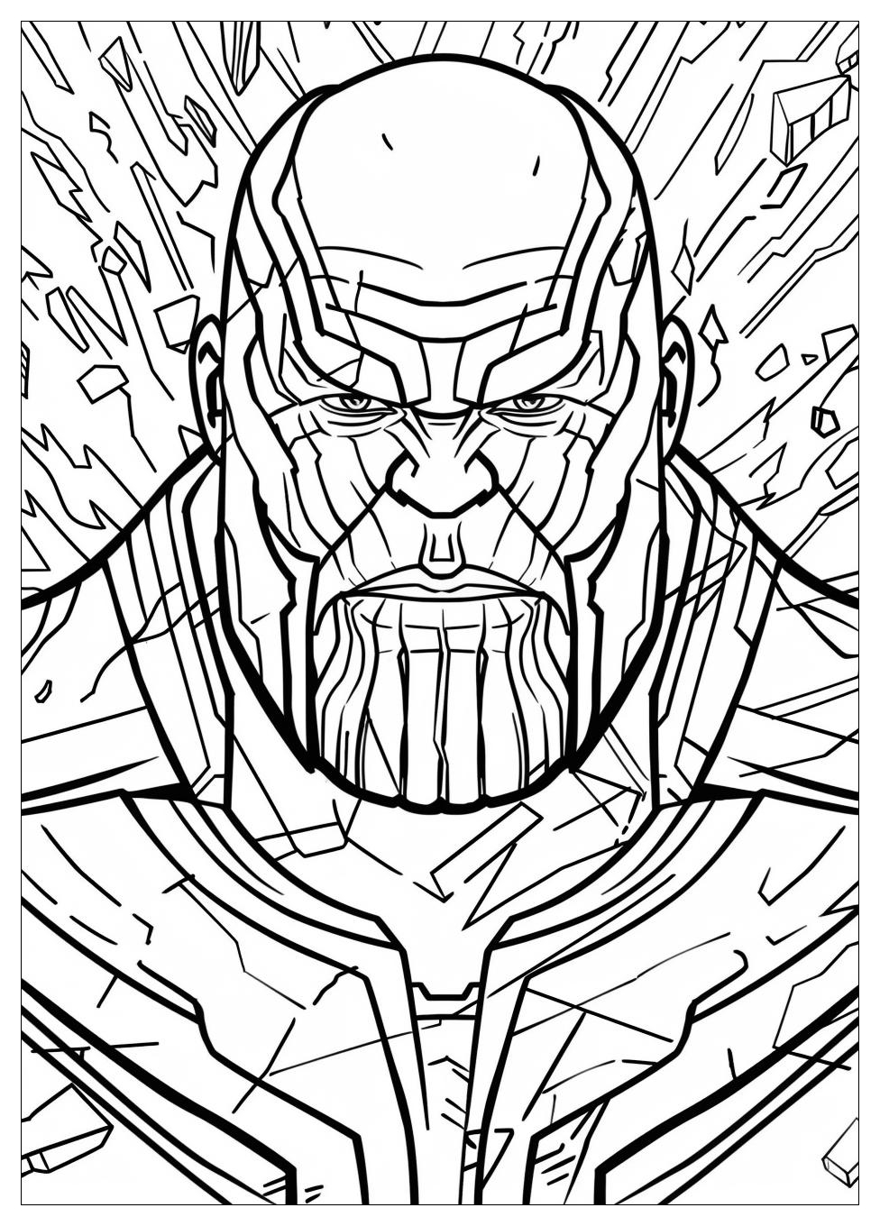 Thanos Coloring Pages-7