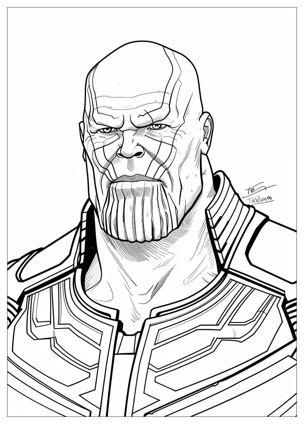 Thanos Coloring Pages-9