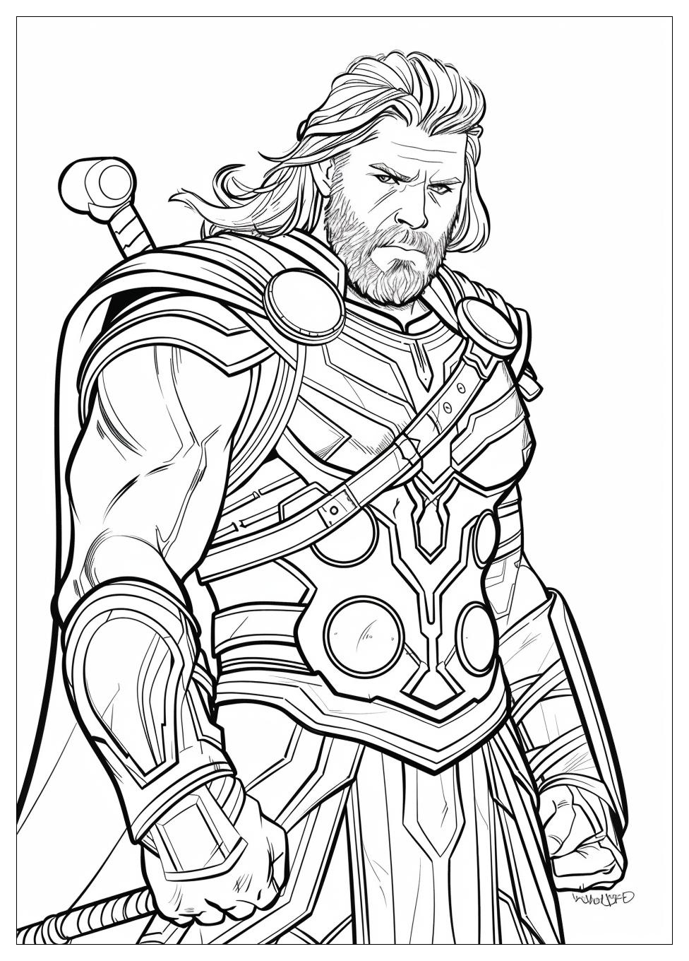 Thor Coloring Pages-1