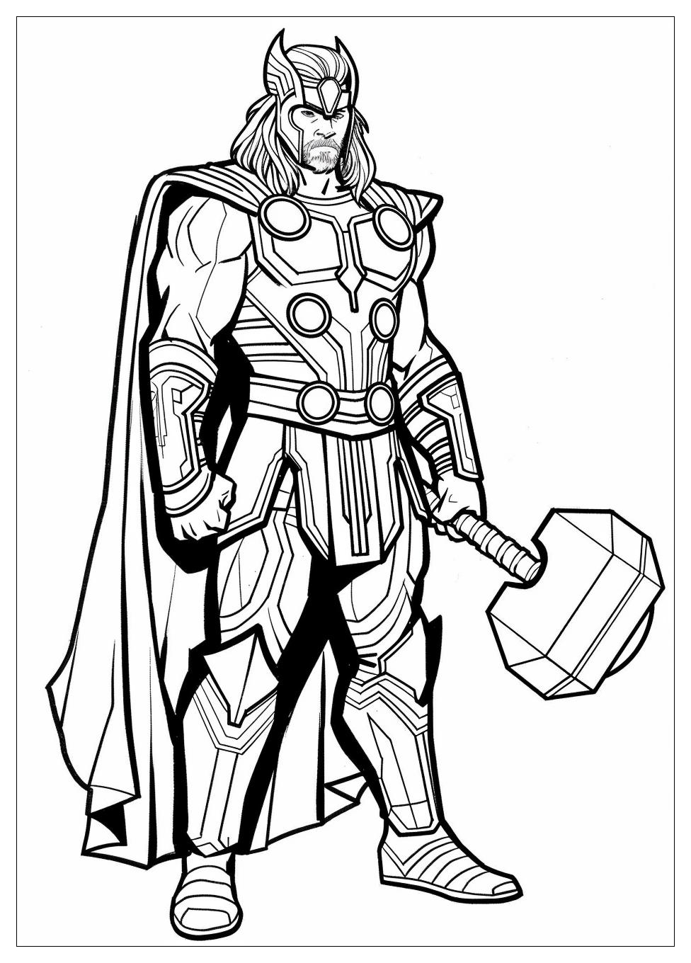 Thor Coloring Pages-11