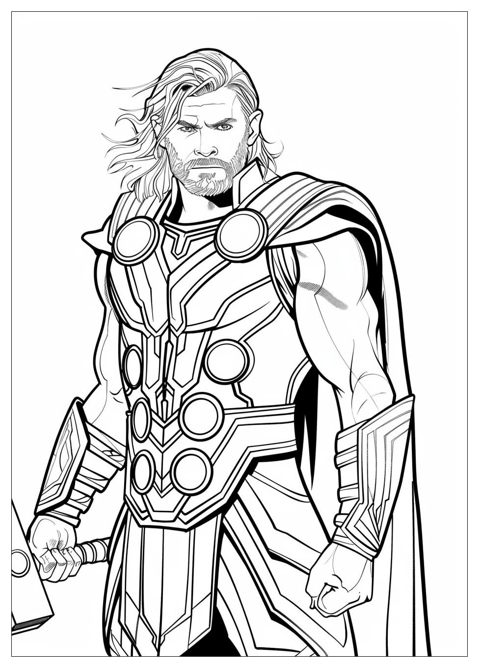 Thor Coloring Pages-12