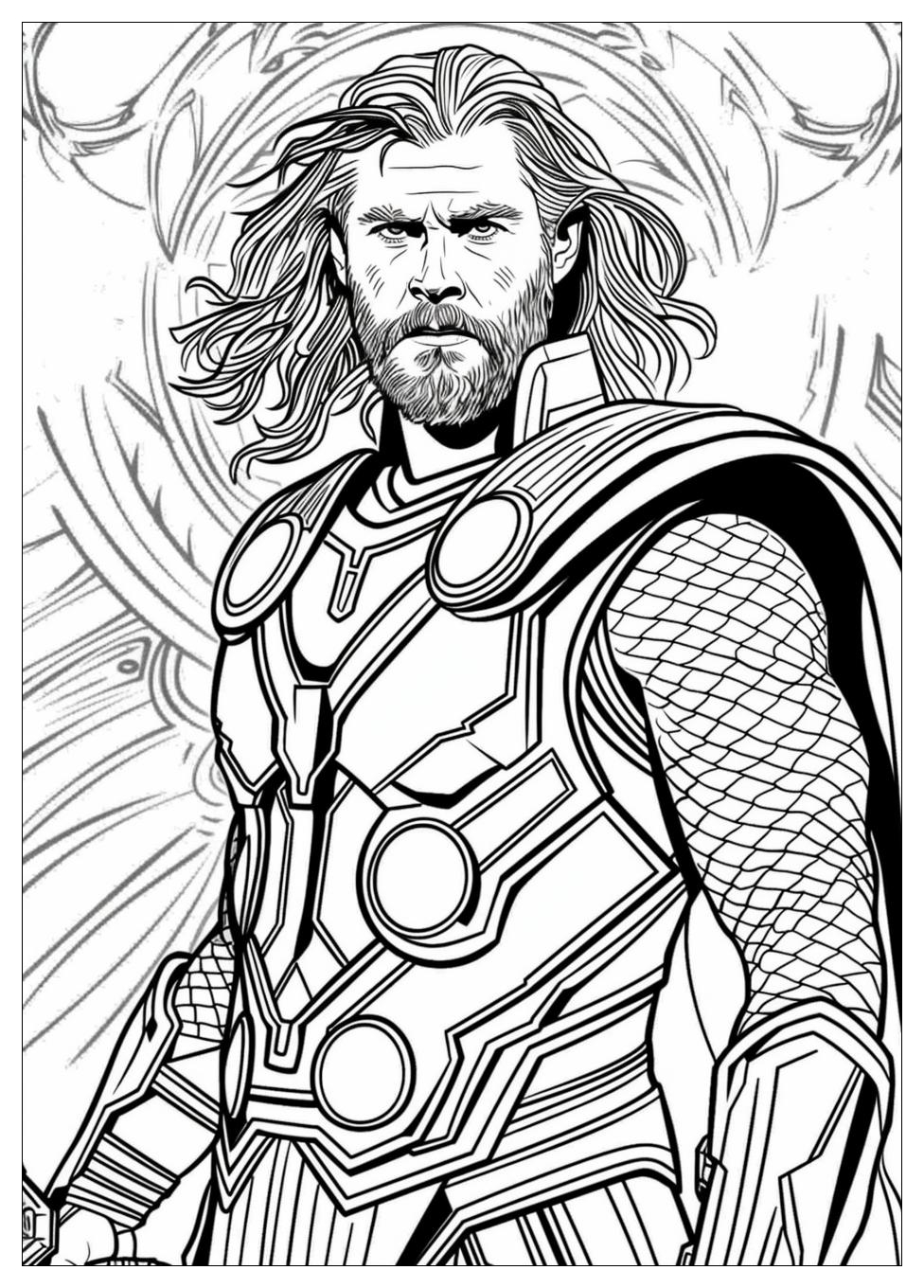 Thor Coloring Pages-13