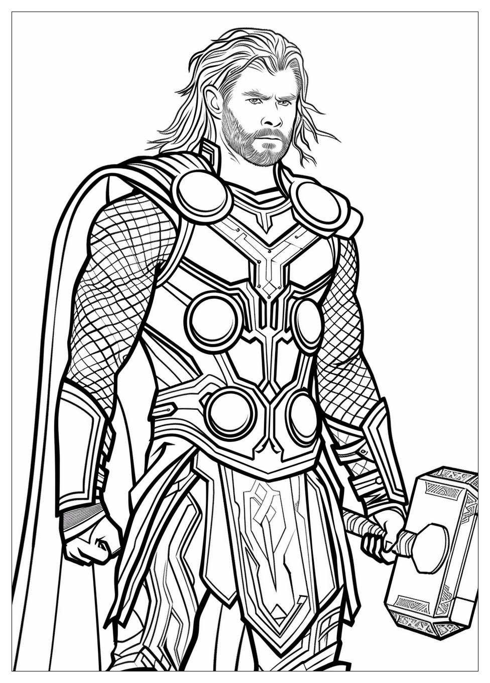 Thor Coloring Pages-14