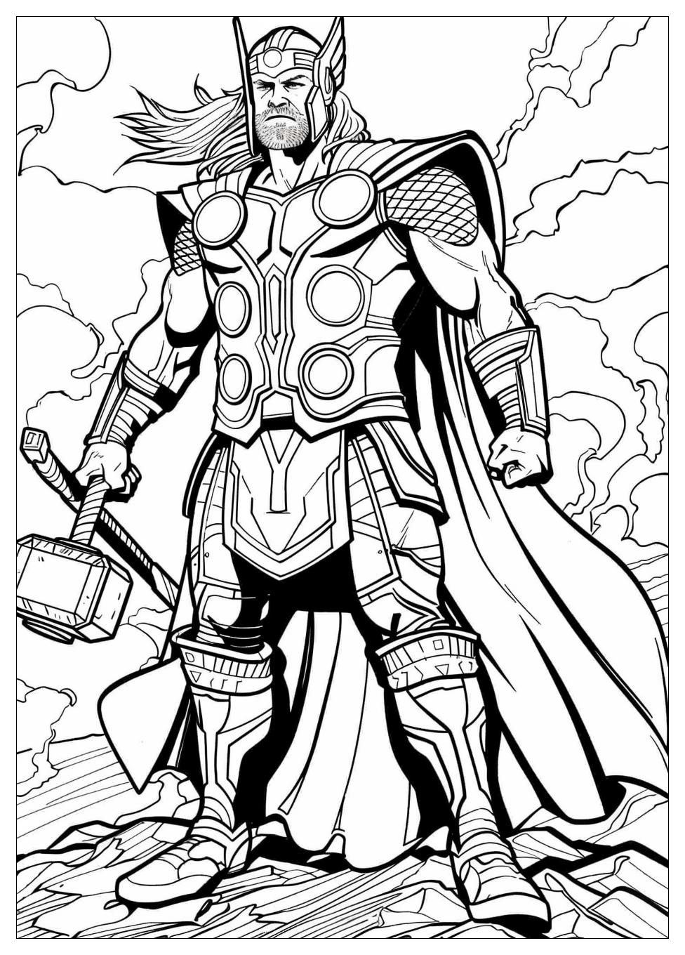 Thor Coloring Pages-16