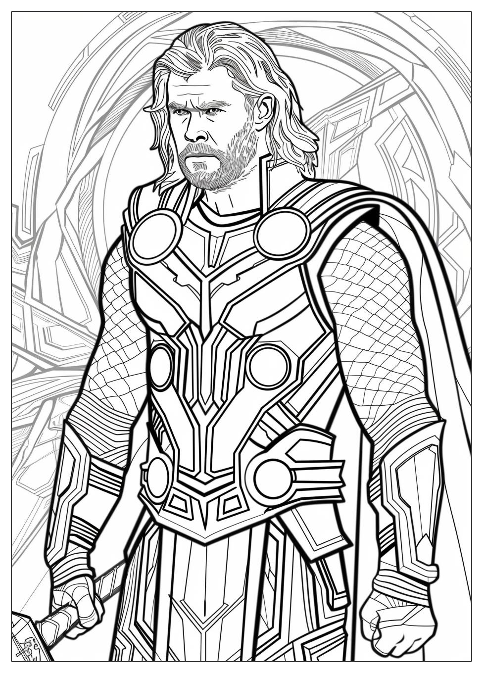 Thor Coloring Pages-3