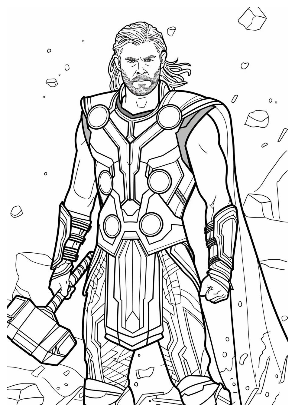 Thor Coloring Pages-4