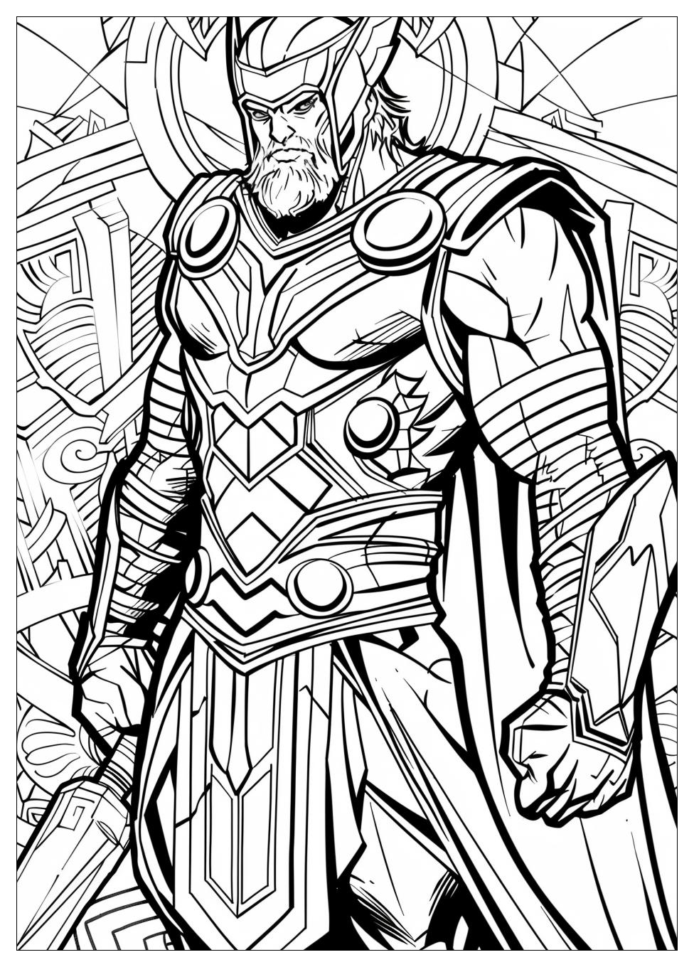 Thor Coloring Pages-6