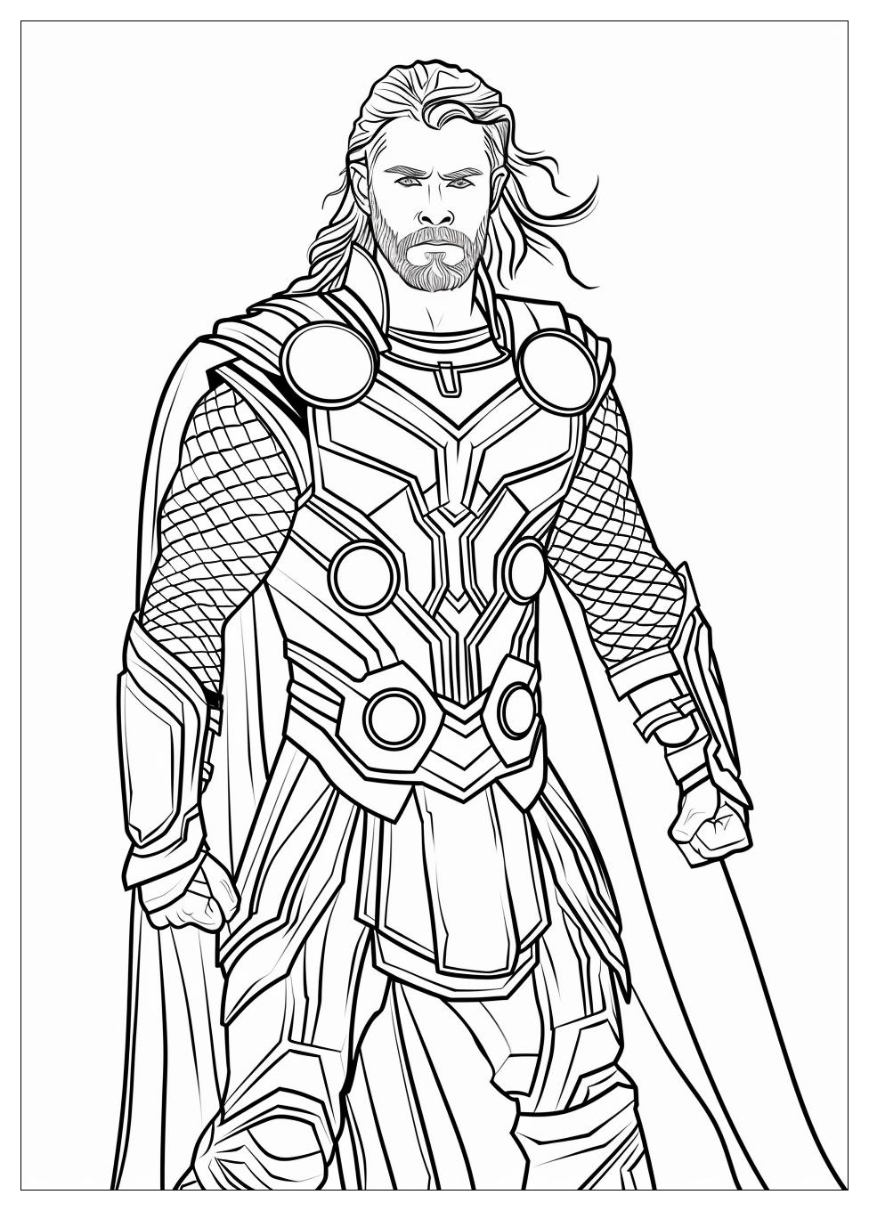 Thor Coloring Pages-8