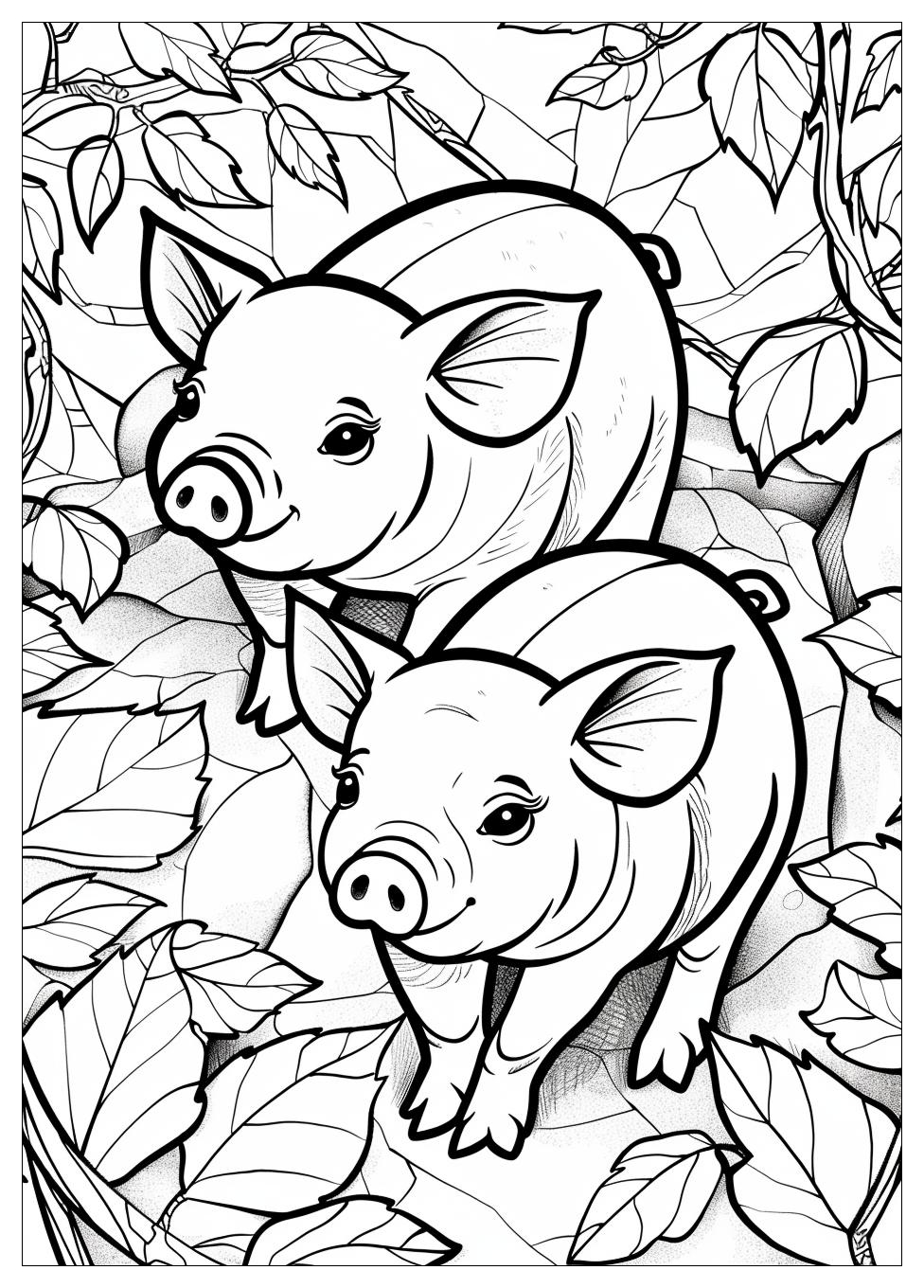 Three Little Pigs Coloring Pages-11